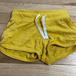 Cat and Jack mustard yellow shorts
